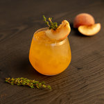 Peach and Thyme Ice Tea