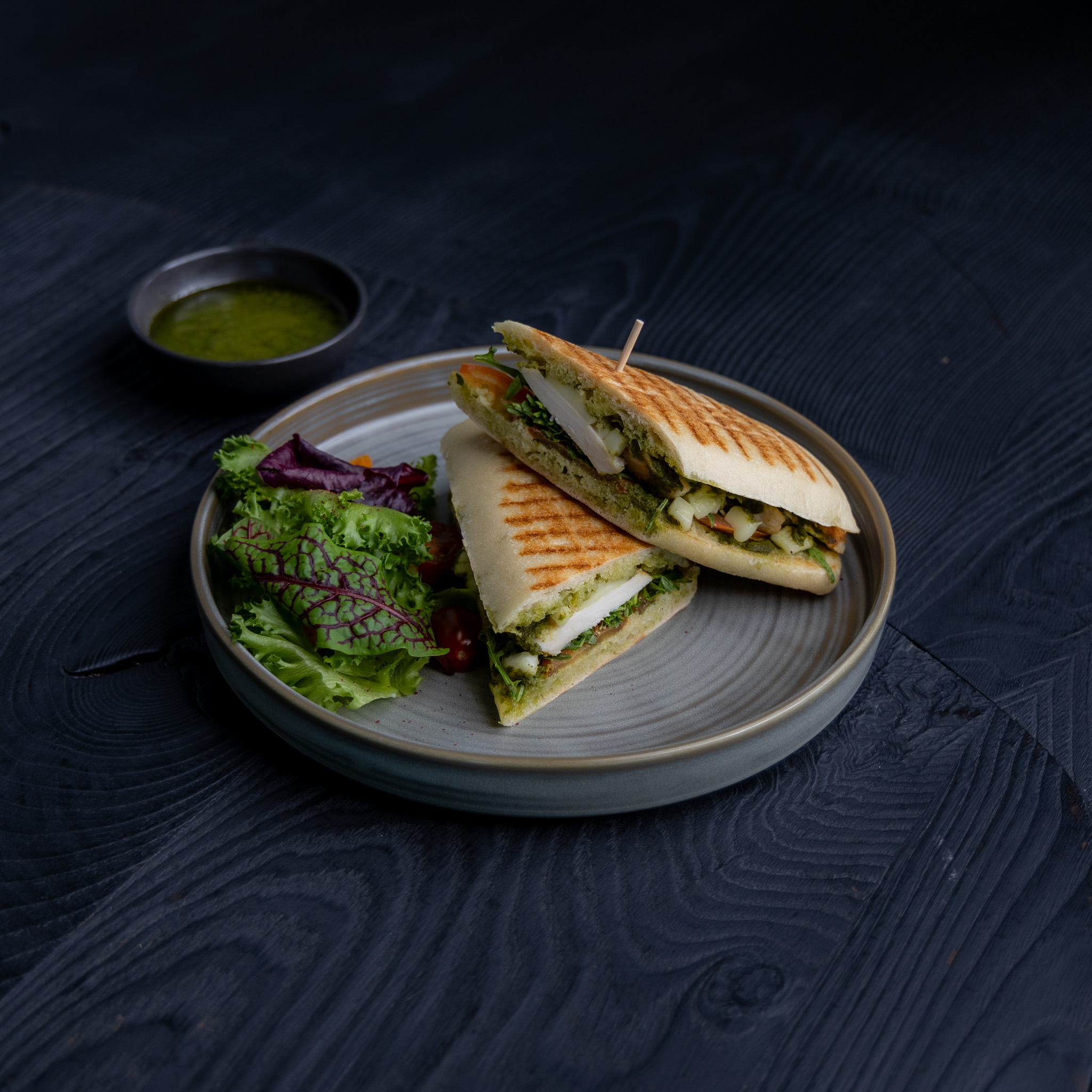 Chicken Pesto Cheese Sandwich