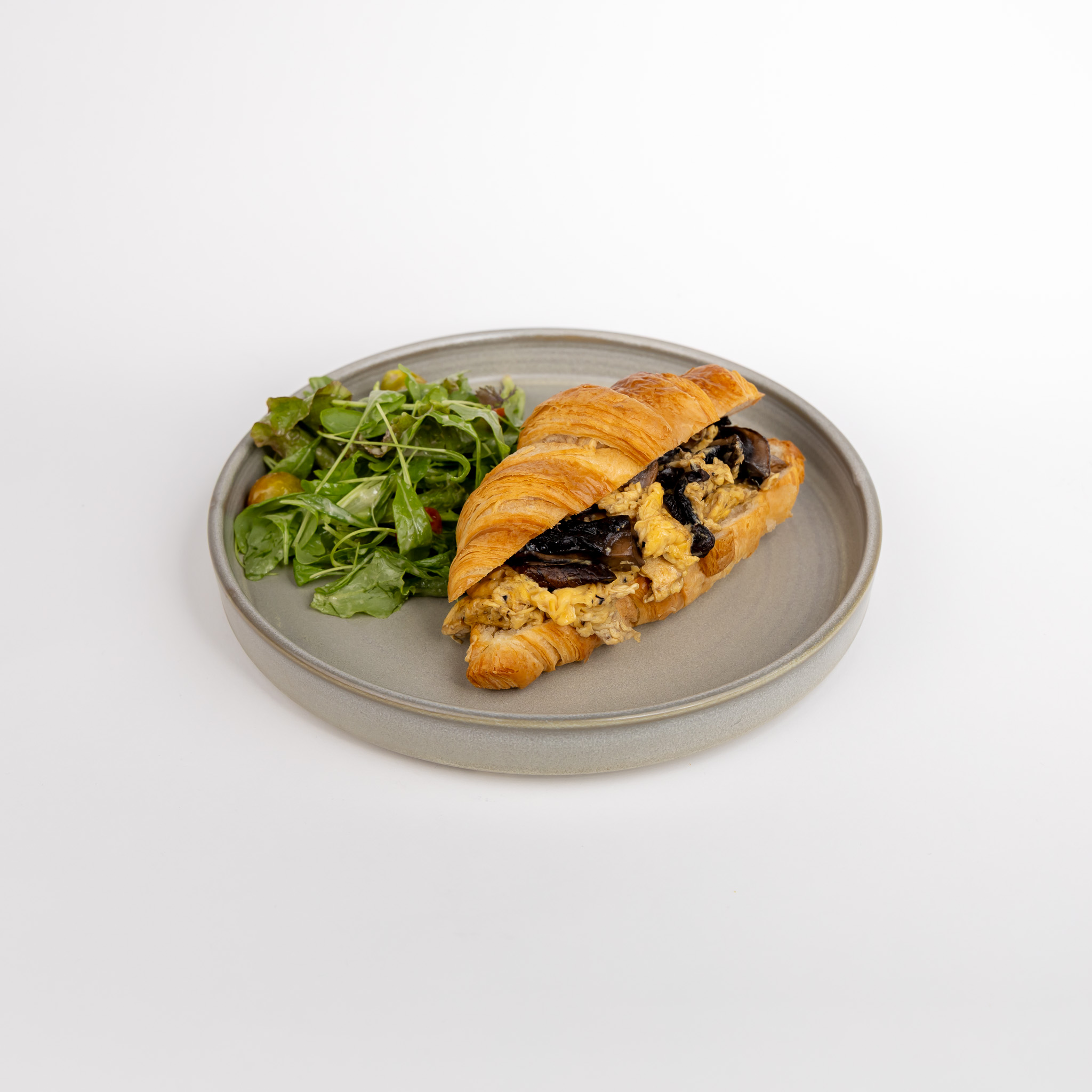 Mushroom & Egg Croissant