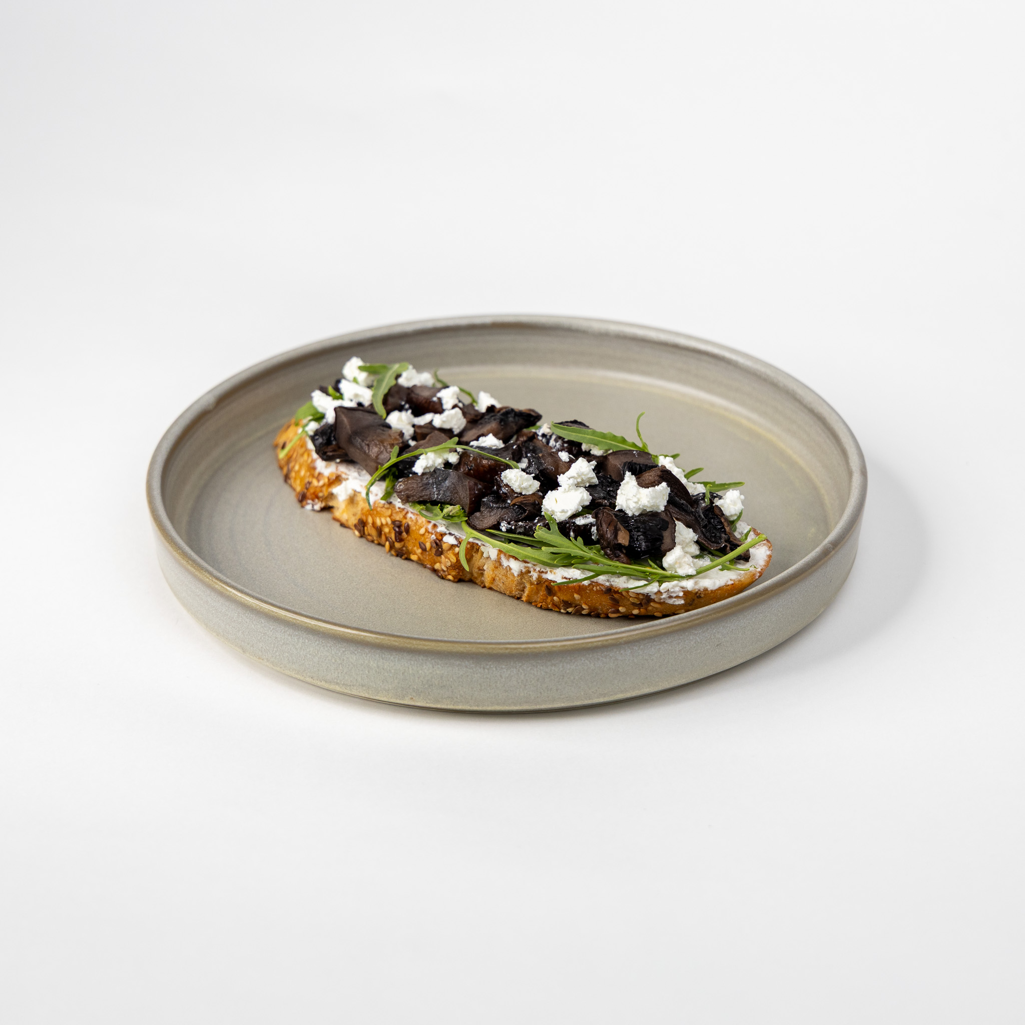 Mushroom Feta Toast